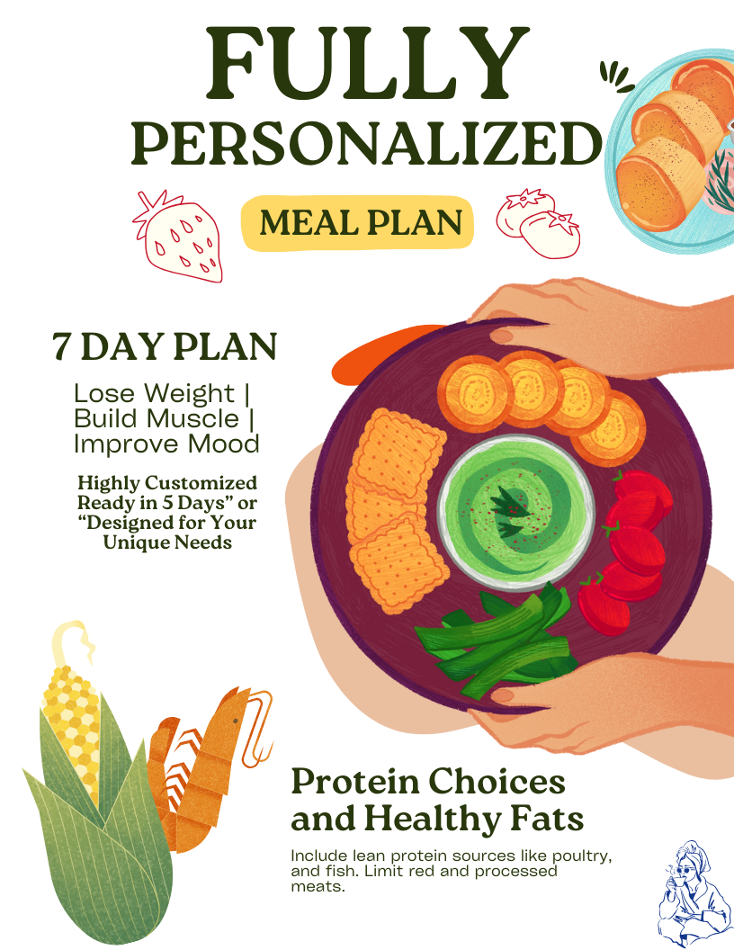 7-day Fully Personalized Mealplan